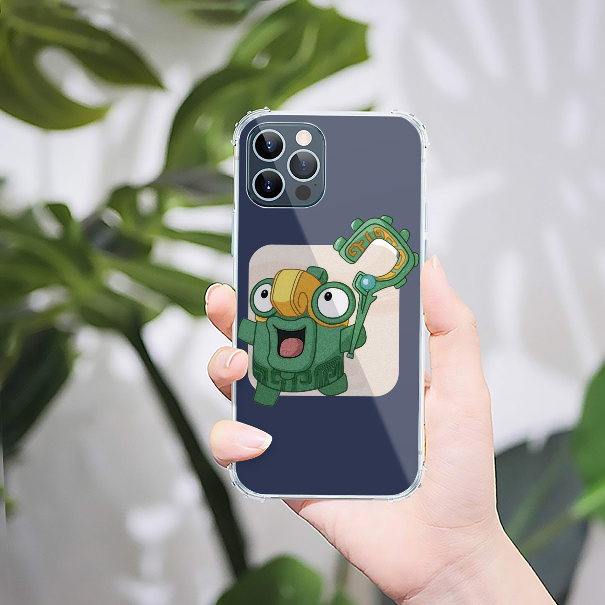 （画像用） Ne Zha 2 ナタ 魔童の大暴れ 【iPhone 12シリーズ対応】透明スマホケース（クリアソフトケース）